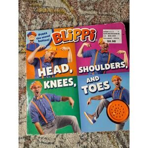 Blippi Head, Shoulders, knees and toes book with working sound
